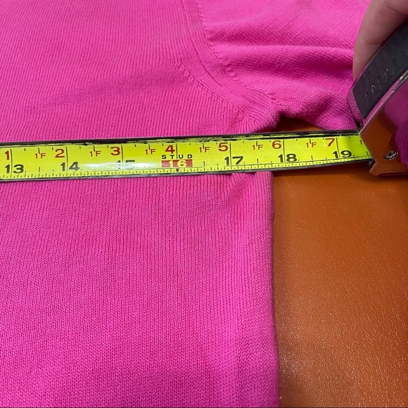 Giorgio Armani Le Collezioni Pink Sweater Size 8 - Picture 8 of 10
